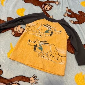 Pluto Graphic Long Sleeve Tee Size 18 Months.